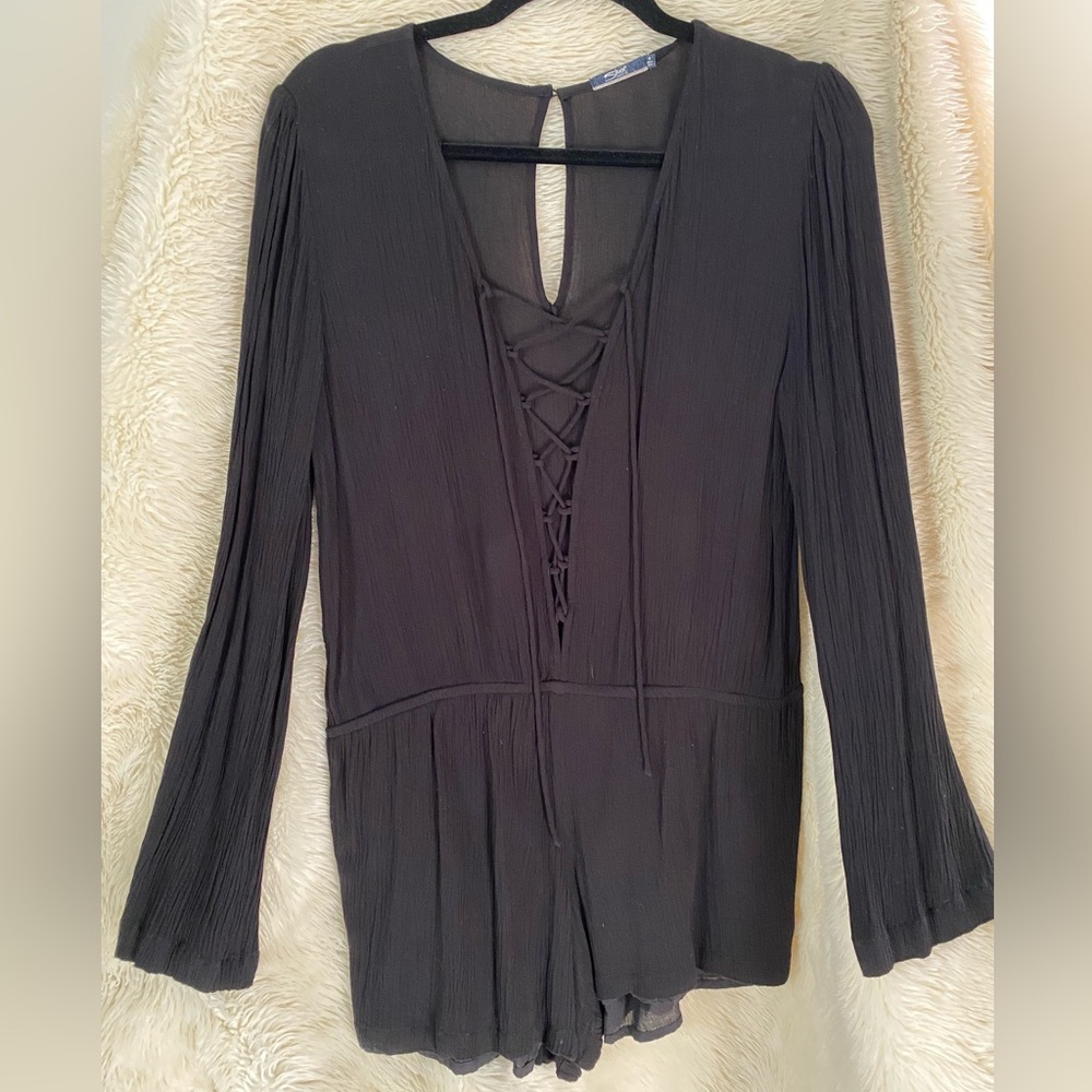 Silver Jeans Co lace up romper